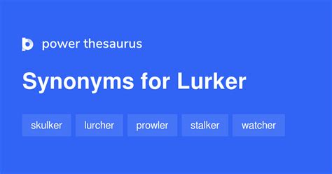 lurker synonym